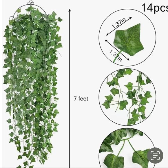 Faux Green Vine - Picture 2 of 7